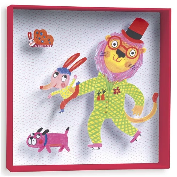 Djeco Little Big room Nástenná dekorácia Lev - Lion