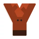 Djeco Zvieracie písmená - Y
