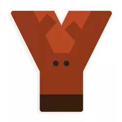 Djeco Zvieracie písmená - Y