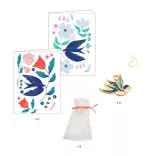 Djeco Design by Sada na výrobu šperkov Párové vtáky - Bird Ribbons