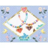 Djeco Design by Sada na výrobu šperkov Párové lietajúce srdcia - Heart Heishi