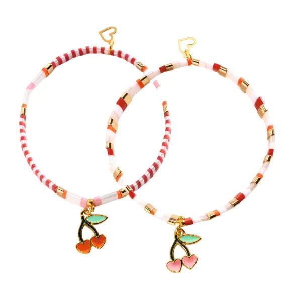 Djeco Design by Sada na výrobu šperkov Dvojica čerešní - Tila and Cherries