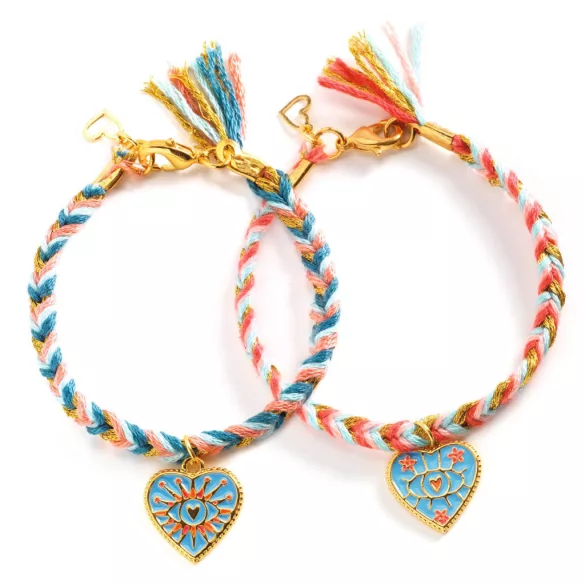 Djeco Design by Sada na výrobu šperkov Dvojica priateľských sŕdc – Friendships and Hearts