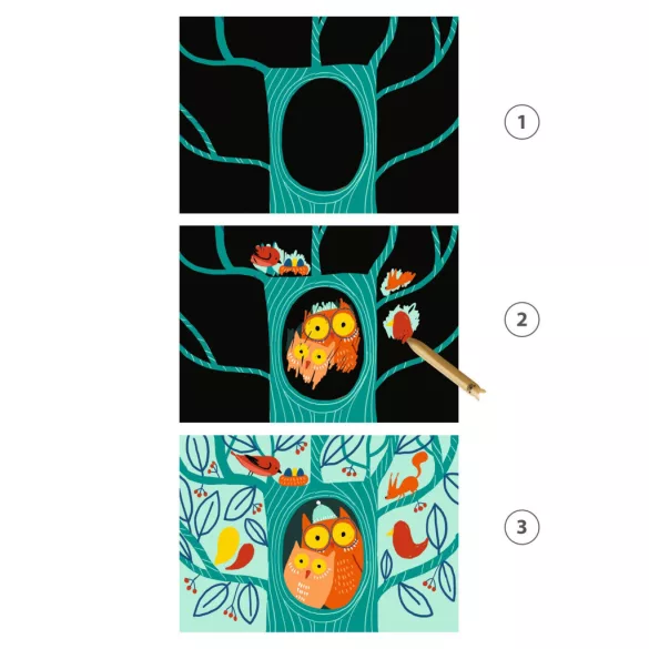 Djeco Design by Karckép technika Rozprávkové zvieratká – Spoznávanie zvierat