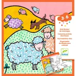 Djeco Design by Prekvapenie – dávkovač farieb na maľovanie – Farma