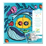 Djeco Design by Djeco - Dávkovač farieb s prekvapením Oceán - Coloring dispenser Ocean