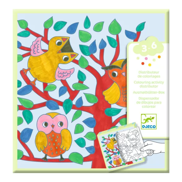 Djeco Design by Prekvapenie – farebný dávkovač Les – Coloring dispenser Forest