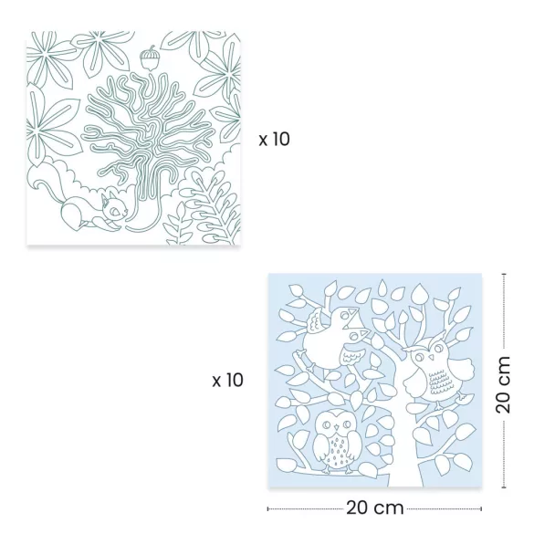 Djeco Design by Prekvapenie – farebný dávkovač Les – Coloring dispenser Forest