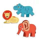 Djeco Design by Nálepky Zvieratá na safari - Safari animals