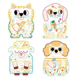 Djeco Design by Meglepetés omaľovánka Domáce zvieratá - Domestic animals