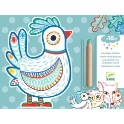   Djeco Design by Meglepetés omaľovánka Lesní priatelia - Forest Friends