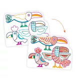 Djeco Design by Meglepetés omaľovánka Divoké zvieratá – Wild families