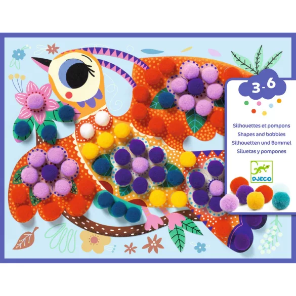 Djeco Design by Pompom – tvorba obrázkov Mäkké vzory – Assortments