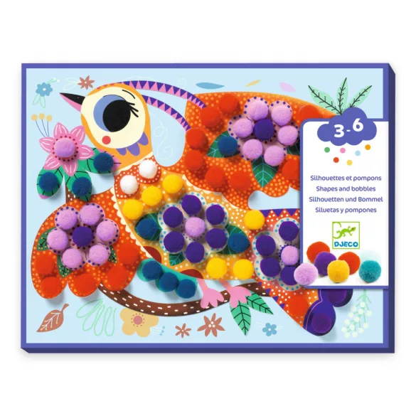Djeco Design by Pompom – tvorba obrázkov Mäkké vzory – Assortments