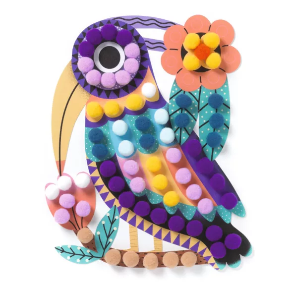 Djeco Design by Pompom – tvorba obrázkov Mäkké vzory – Assortments