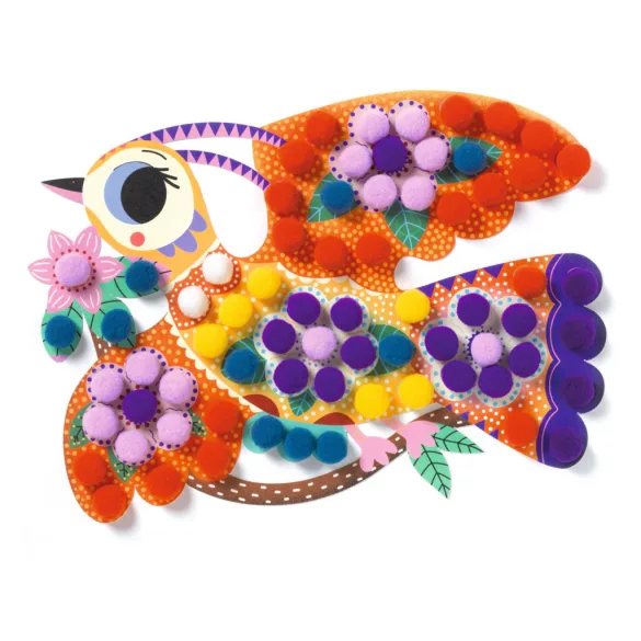 Djeco Design by Pompom – tvorba obrázkov Mäkké vzory – Assortments