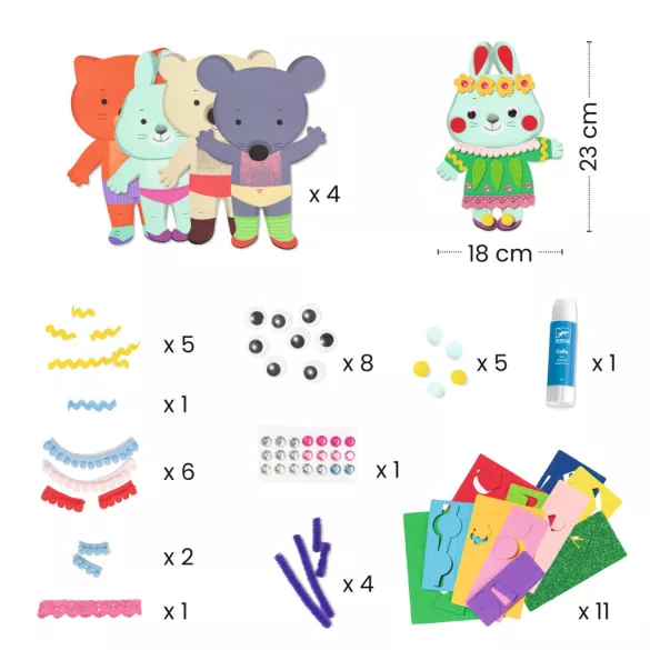 Djeco Design by Kollázs műhely Roztomilosti – Little sweethearts