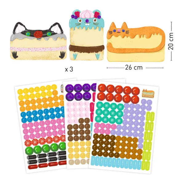 Djeco Design by Kollázs műhely Sladkosti – Cakes and sweets
