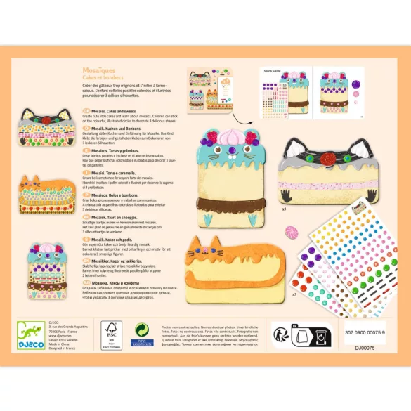 Djeco Design by Kollázs műhely Sladkosti – Cakes and sweets