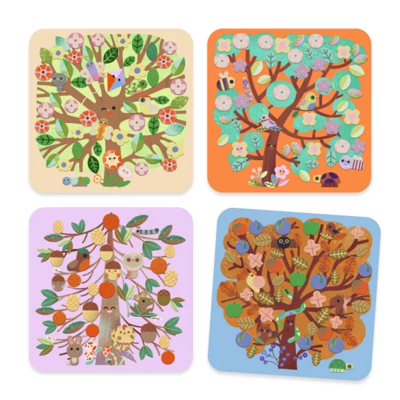 Djeco Kolážová dielňa V priebehu ročných období – Through the seasons