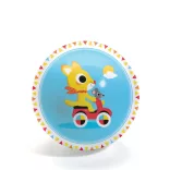 Djeco Gumová lopta ∅ 12 cm Roztomilý závod - Cute race Ball