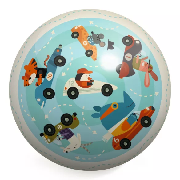 Djeco gumová lopta ∅ 22 cm Doprava - Traffic ball