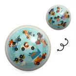 Djeco gumová lopta ∅ 22 cm Doprava - Traffic ball