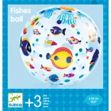 Djeco Nafukovacia lopta ∅ 35 cm Rybky - Fishes ball