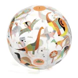 Djeco Nafukovacia lopta ∅ 35 cm Lopta s dinosaurom - Dino ball