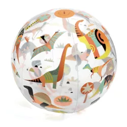   Djeco Nafukovacia lopta ∅ 35 cm Lopta s dinosaurom - Dino ball