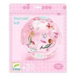 Djeco Nafukovacia lopta ∅ 35 cm Lopta s motívom morskej panny – Mermaid Ball