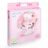 Djeco Nafukovacia lopta ∅ 35 cm Lopta s motívom morskej panny – Mermaid Ball