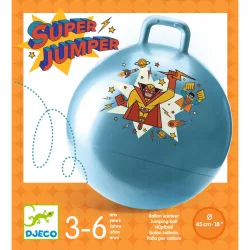 Djeco Skákacia lopta Ø 45 cm Super hrdina - Super Jumper