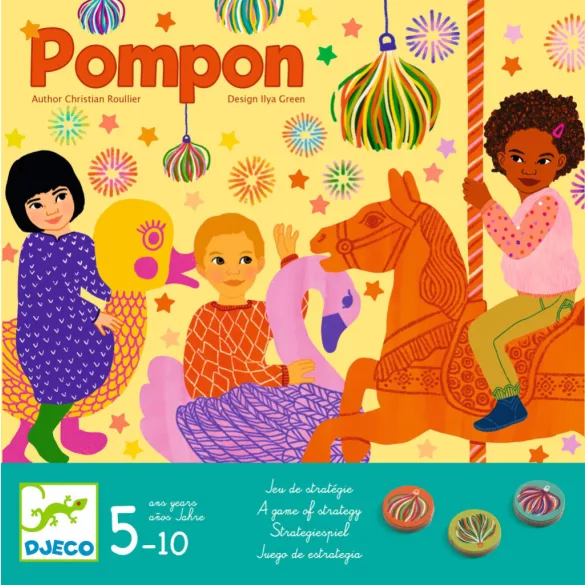 Djeco Spoločenská hra Kolotoč - Pompom