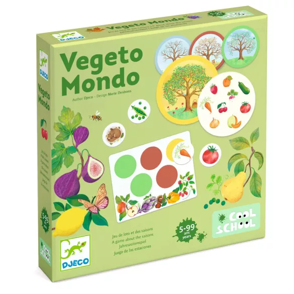 Djeco Obrázkové lotérie Ročné obdobia - Vegeto Mondo