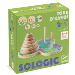 Djeco Logická hra Stavba veže - Tour d'Hanoï