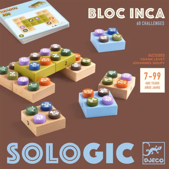 Djeco Logická hra Incká pyramída - Bloc Inca