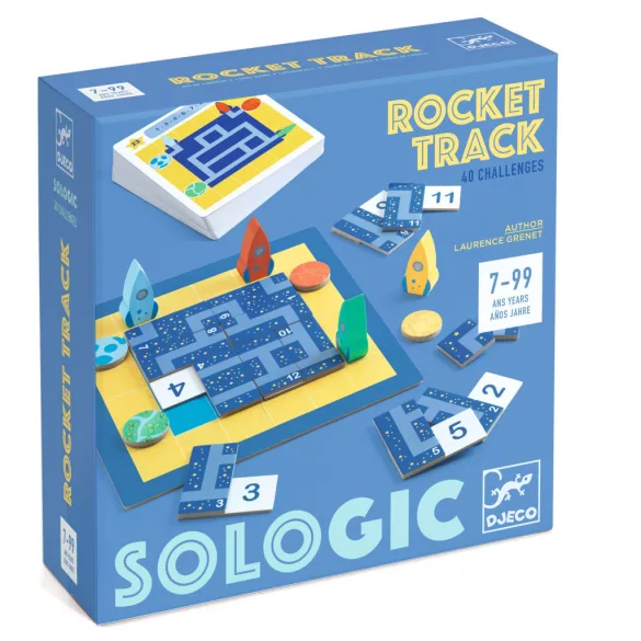 Djeco Logická hra Hľadanie cesty - Track Puzzle