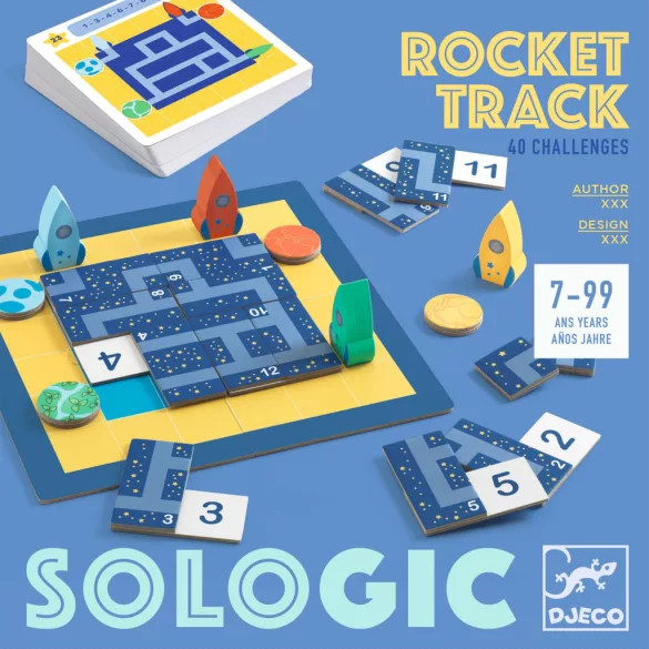 Djeco Logická hra Hľadanie cesty - Track Puzzle