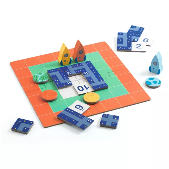 Djeco Logická hra Hľadanie cesty - Track Puzzle