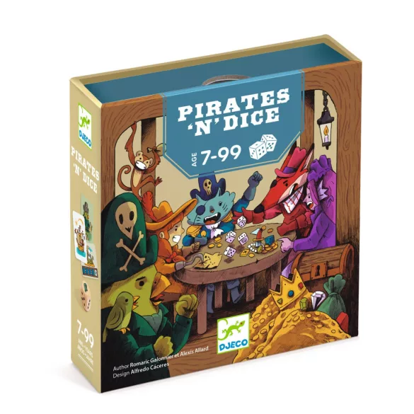 Djeco Spoločenská hra Pirátske kocky - Pirates 'n' Dice