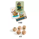 Djeco Spoločenská hra Pirátske kocky - Pirates 'n' Dice