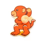 Djeco drevené puzzle s úchytkami - Savanna