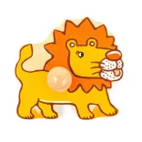 Djeco drevené puzzle s úchytkami - Savanna