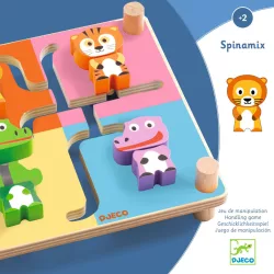 Djeco Objavovacia hra Krútiace sa zvieratká - Spinamix