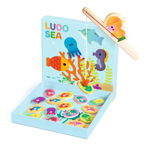 Djeco Spoločenská hra V mori - Ludo Sea 4 games