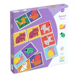 Djeco Domino Jeden k jednému - Domino Wood