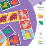 Djeco Domino Jeden k jednému - Domino Wood