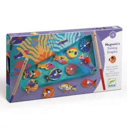 Djeco Rybárska hra Rybárska grafika - Fishing graphic