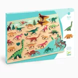 Djeco Skladacie tvary Farebné dinosaury - Puzzlo Dino
